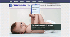 Desktop Screenshot of fiberwebindia.com